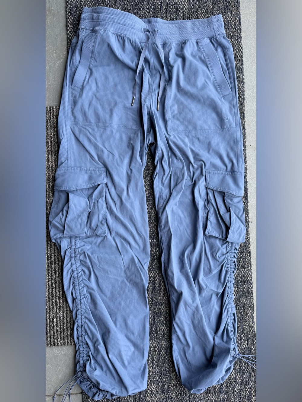 lululemon athletica Dusty Blue Cargo Track Joggers